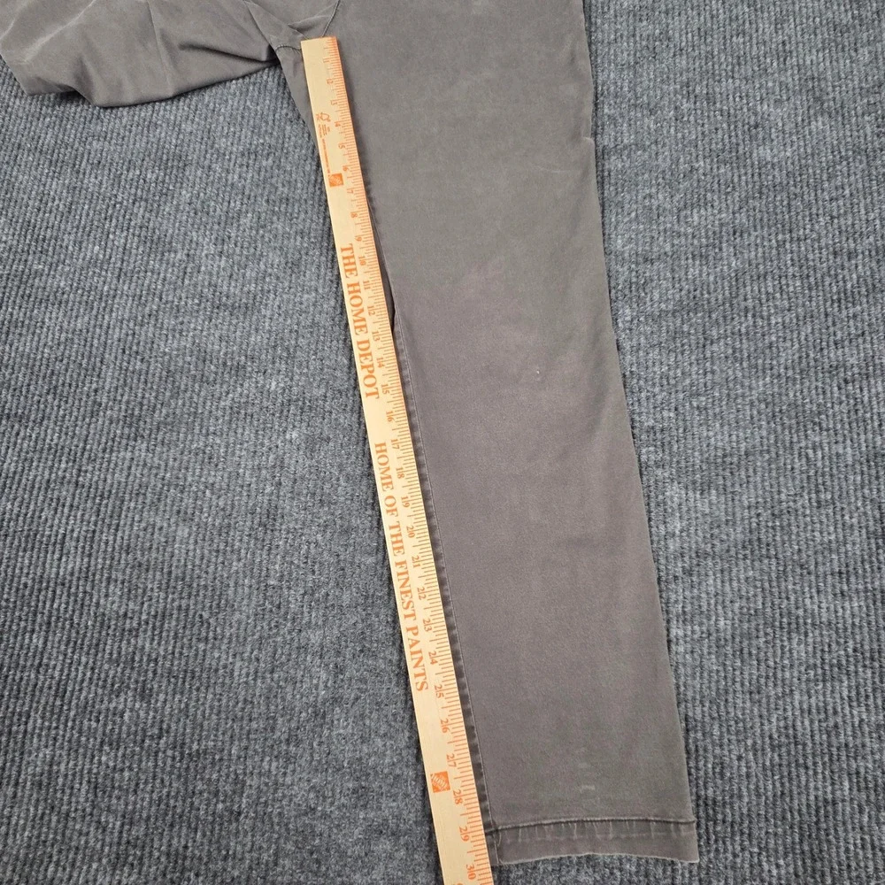Legendary Wash Women's Curvy Straight‎ Leg Pants Size 12 Grey Stretch Casual